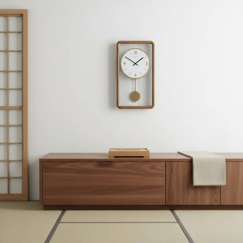 Horloge pendule bois - à,