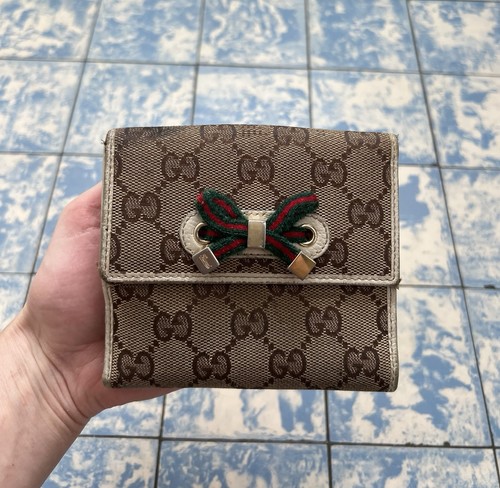 Gucci portefeuille femme - portefeuille, toile