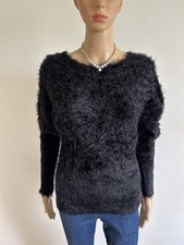 Pull noir tout doux Patrice Breal taille 2 comme neuf 