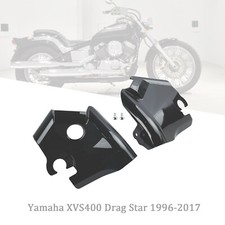 Cache-col de fourche pour Yamaha XVS400 XVS650 Drag Star V-Star 650 97-03 Black