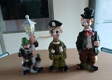 Bouteille,  Carafe, Céramique, Personnage Lot De 3