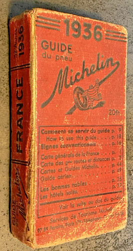 Guide michelin rouge - rouge,