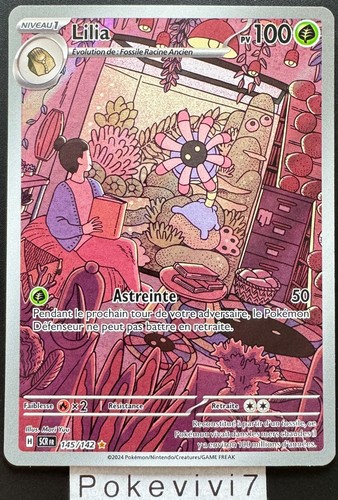 Carte pokemon lilia 145 - lilia, 145/142