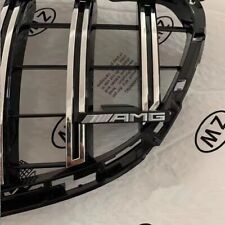 Logo insigne AMG calandre Mercedes chrome emblème