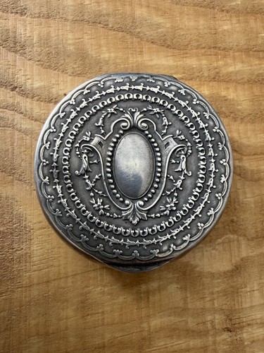Boîte pilules argent massif - boÎte,