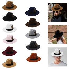 Chapeau de jazz unisexe à