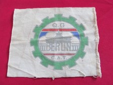 INSIGNE ECUSSON TROUPES D OCCUPATION EN ALLEMAGNE BERLIN