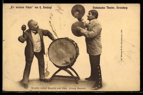 Postcard actor adolf horsch - actor,