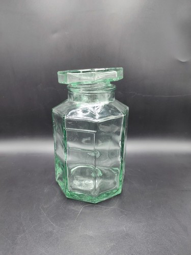 Ancien pot verre épais - ancien,