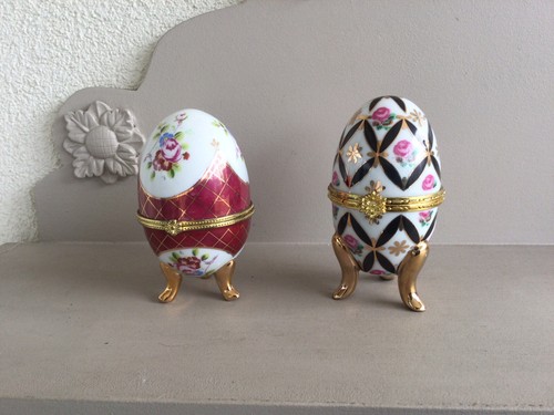 Oeufs porcelaine boîte - oeufs,