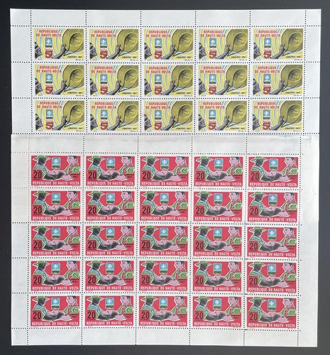 Haute volta 1967 - haute-volta, 179-180