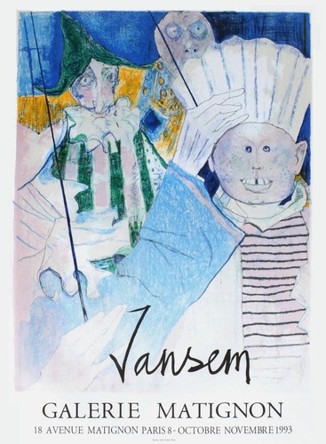 Jean jansem affiche expo - expo,