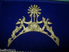 Fronton soleil & COEUR pendule horloge comtoise uhren uhr  Morbier coq