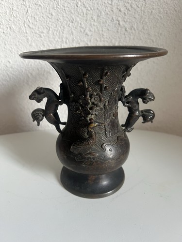 Ancien vase bronze - ancien,