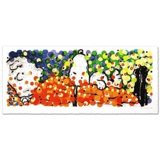 Tom Everhart Oreiller Parler Main Tiré Original Lithographie #' D Signée, COA