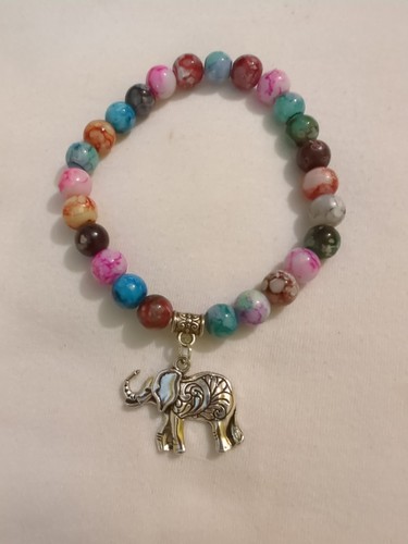 Multicolor stretch bracelet - multicolor,