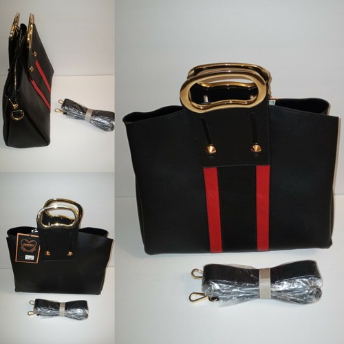 Black with red - black, stripe