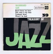 45 RPM EP TREASURY OF JAZZ No 39 WASHBOARD SAM