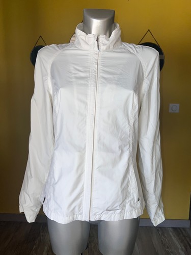 Jolie veste coupe vent blanche - jolie,