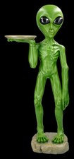 Alien Butler Statue - Sci-Fi Figurine Décorative - Déco - UFO Area51 Fantaisie