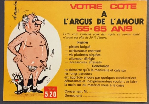 Carte postale humoristique - carte,