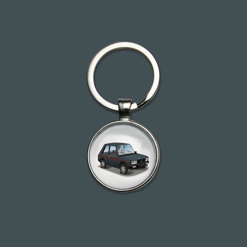 Porte clés peugeot 104 zs2 - porte-clés,