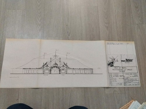 Plan architectural parc - plan,