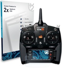 Bruni 2x Écran protecteur pour Spektrum DX6 Protecteur d'écran