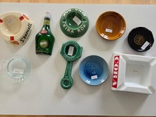 Lot N°7 d'une collection de 9 anciens cendriers et coupelles publicitaires