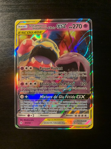 Carte pokémon grotadmorv et - pokémon,