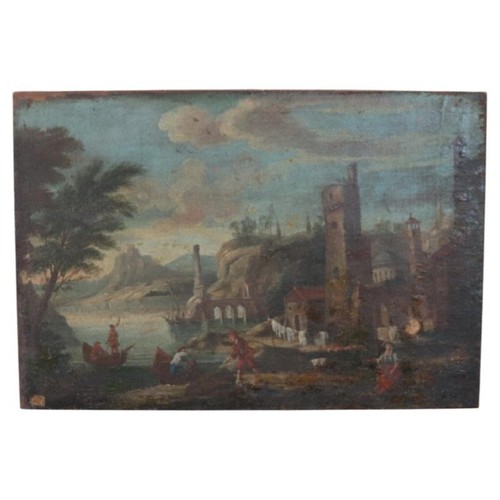 Paysage côtier peinture - côtier,, à