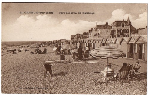 Cpa cayeux sur - cayeux, mer