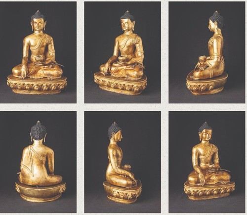 Bouddha bronze ancien - bronze,