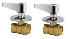 Robinet à boisseau sphérique, robinet d'arrêt à encastrer, robinet à...