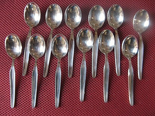 ++"544.18"    12 CUILLERES A  MOKA  EN METAL ARGENTE ORFEVRE FRANCOIS FRIONNET