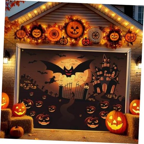 7x8ft halloween garage door - 7x8ft,