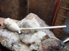 PIPE COLLECTION SCULPTÉE  TERRE CUITE    "hollandaise"   dorée de Goedewagen