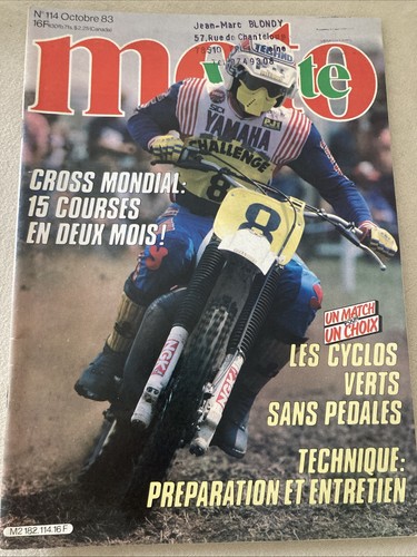 Moto verte 114 1983 honda - moto,