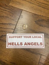 HELLS ANGELS Sticker Support