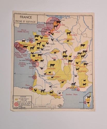 Carte scolaire vidal lablache - scolaire,