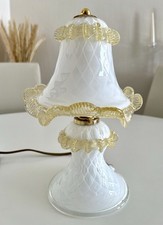 Lampe vintage en verre de