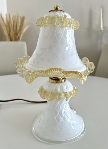 Lampe vintage verre - en,