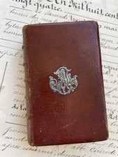 Paroissier Romain très Complet Cuir Monogrammé Argent 1891 Missel