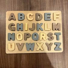 Puzzle en bois alphabet pour
