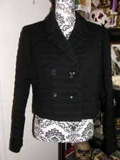 Manteau caban court noir