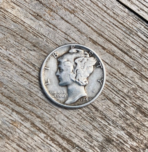 One dime mercury - mercury, d