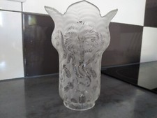 ANCIEN VERRE DE LAMPE ART