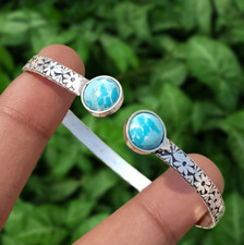 Vente bracelet Larimar pierre