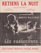 Johnny Hallyday Rare Partition