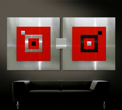 Original abstrait métal - original,